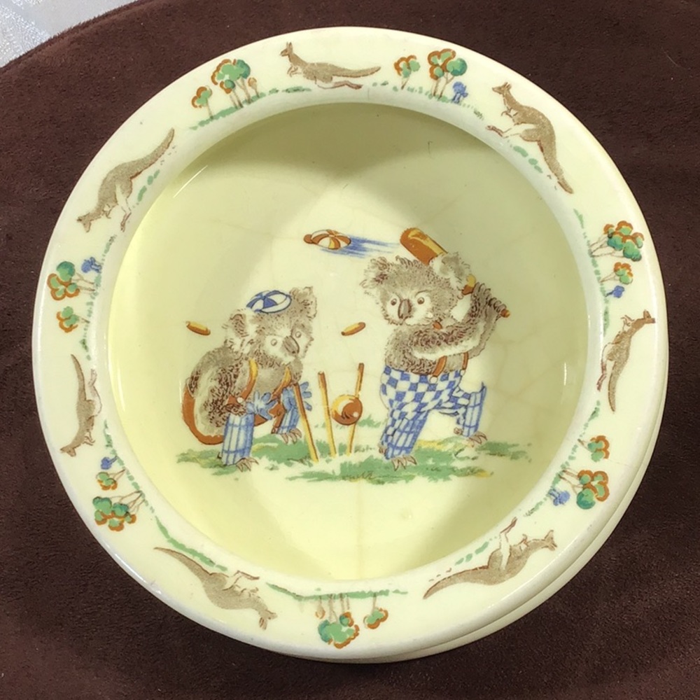 Cricket design children’s bowl
